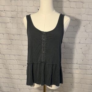 American Eagle Outfitters Charcoal Tank Top